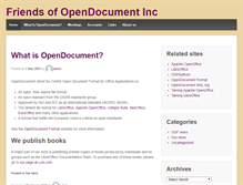 Tablet Screenshot of friendsofopendocument.com